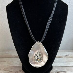 VCLM Elegant Silver/Twilight Pendant Necklace